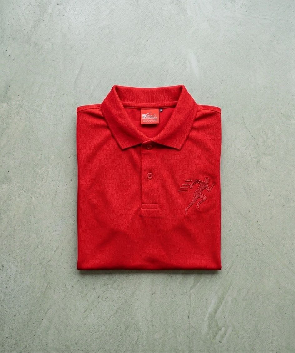 Red Performance Polo